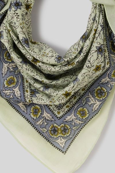 Foulard coton imprimé