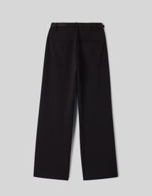 Pantalon large &agrave; pinces