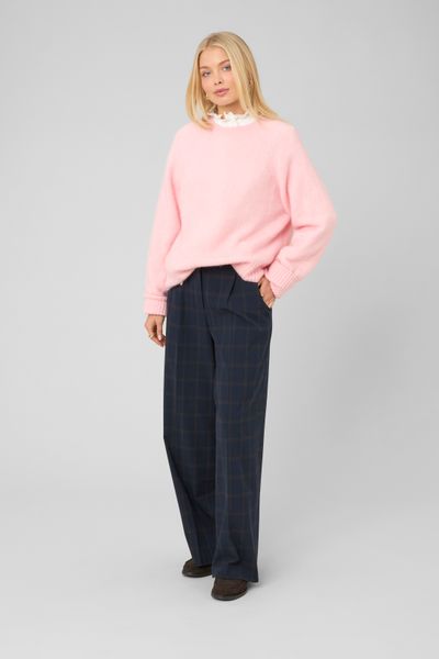 Pantalon carreaux &agrave; pinces