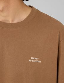 T-shirt broderie poitrine