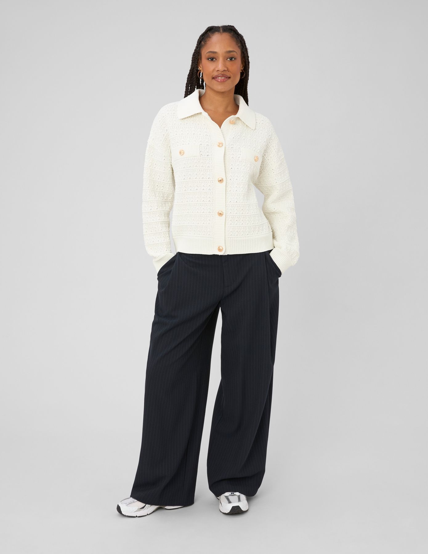 Gilet boutonn&eacute; col polo