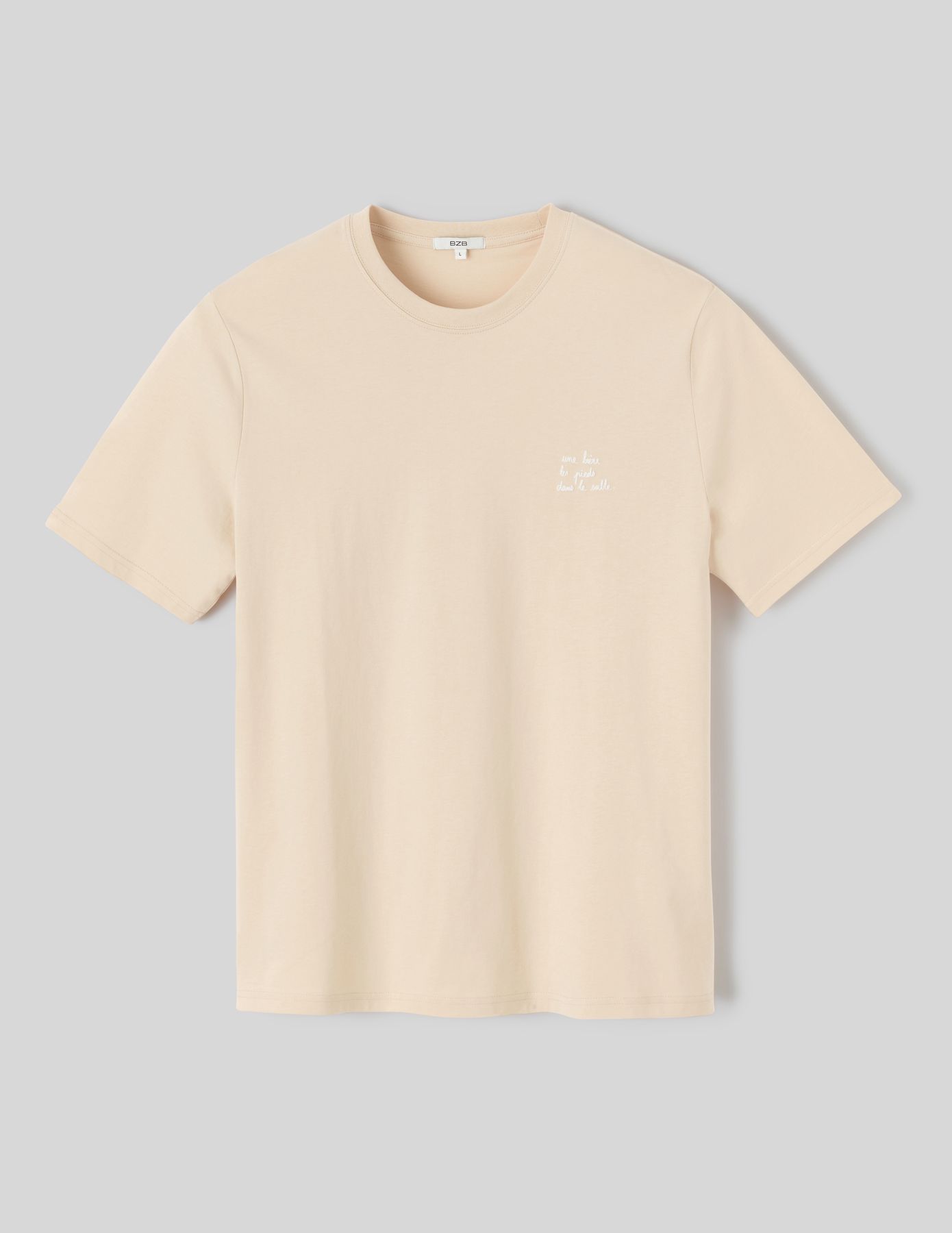 T-shirt message poitrine