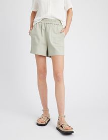 Short taille élastiquée