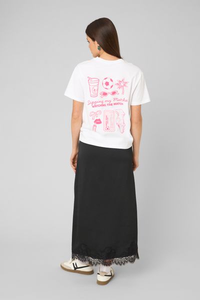 Jupe longue satin