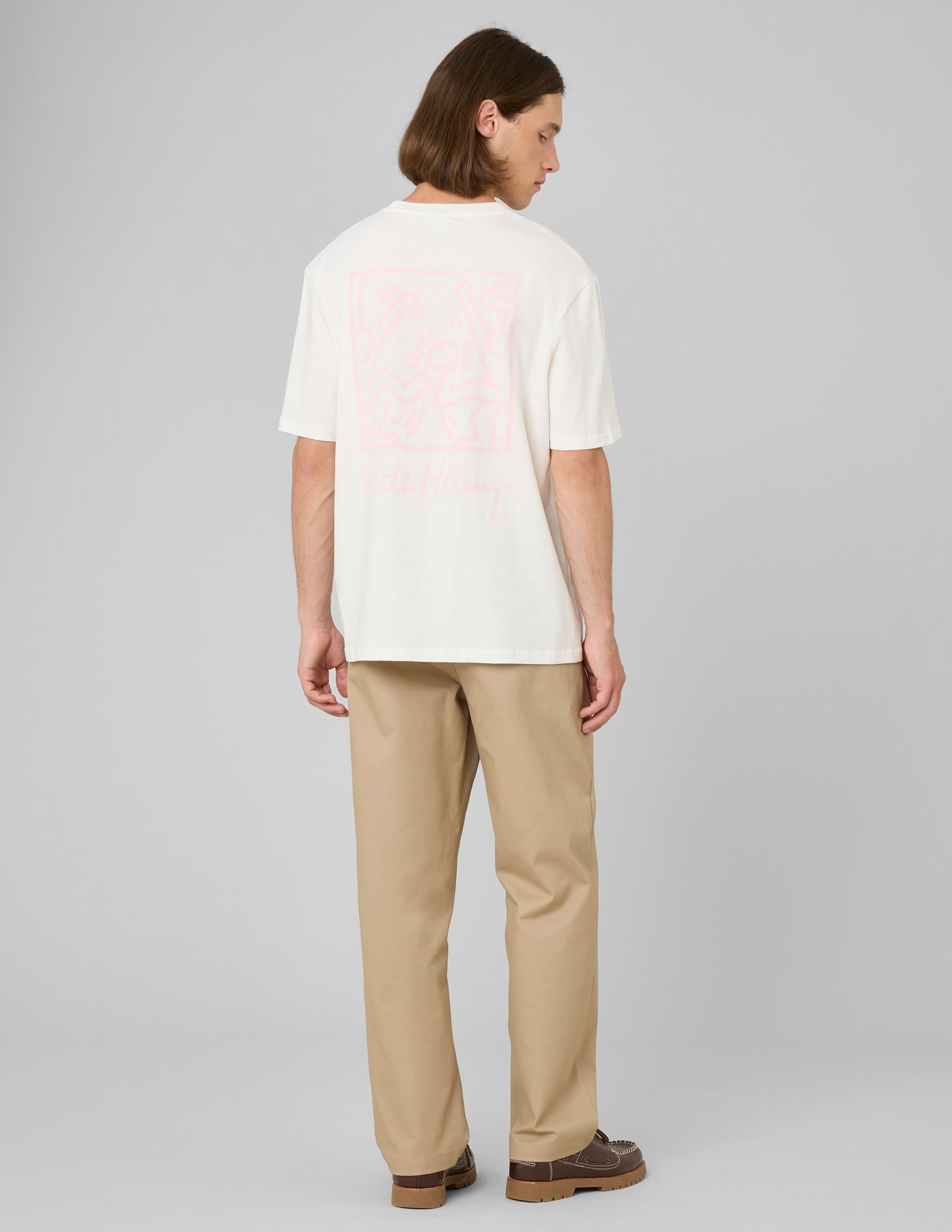 Pantalon chino &agrave; pinces