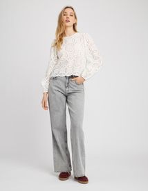 Blouse en broderie anglaise