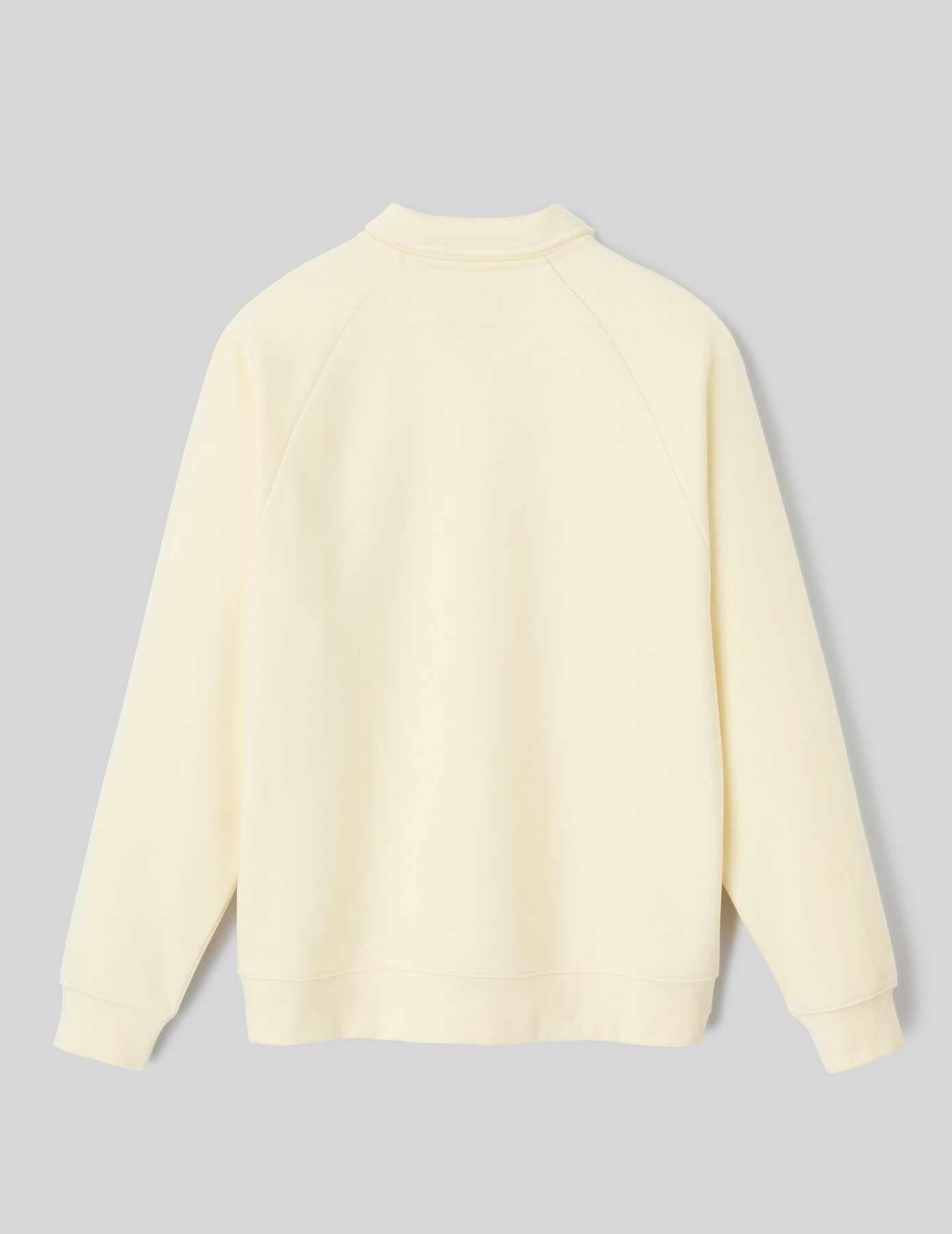 Sweat col polo zippé