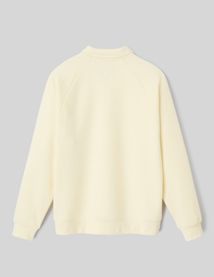 Sweat col polo zippé