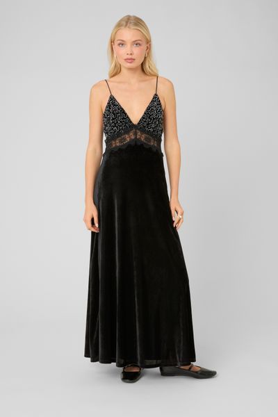 Robe longue fines bretelles