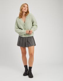 Gilet col V boutonn&eacute;