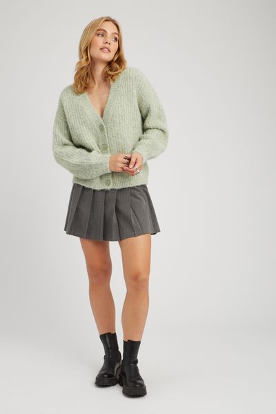 Gilet col V boutonn&eacute;