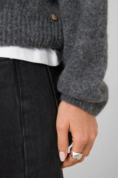 Gilet boutonn&eacute; col rond