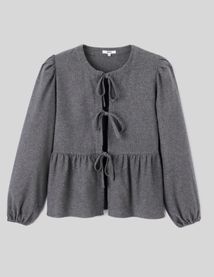 Chemise en flanelle à noeuds