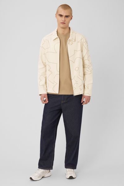 Veste zipp&eacute;e imprim&eacute;e