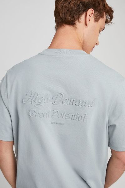 T-shirt embossé devant dos