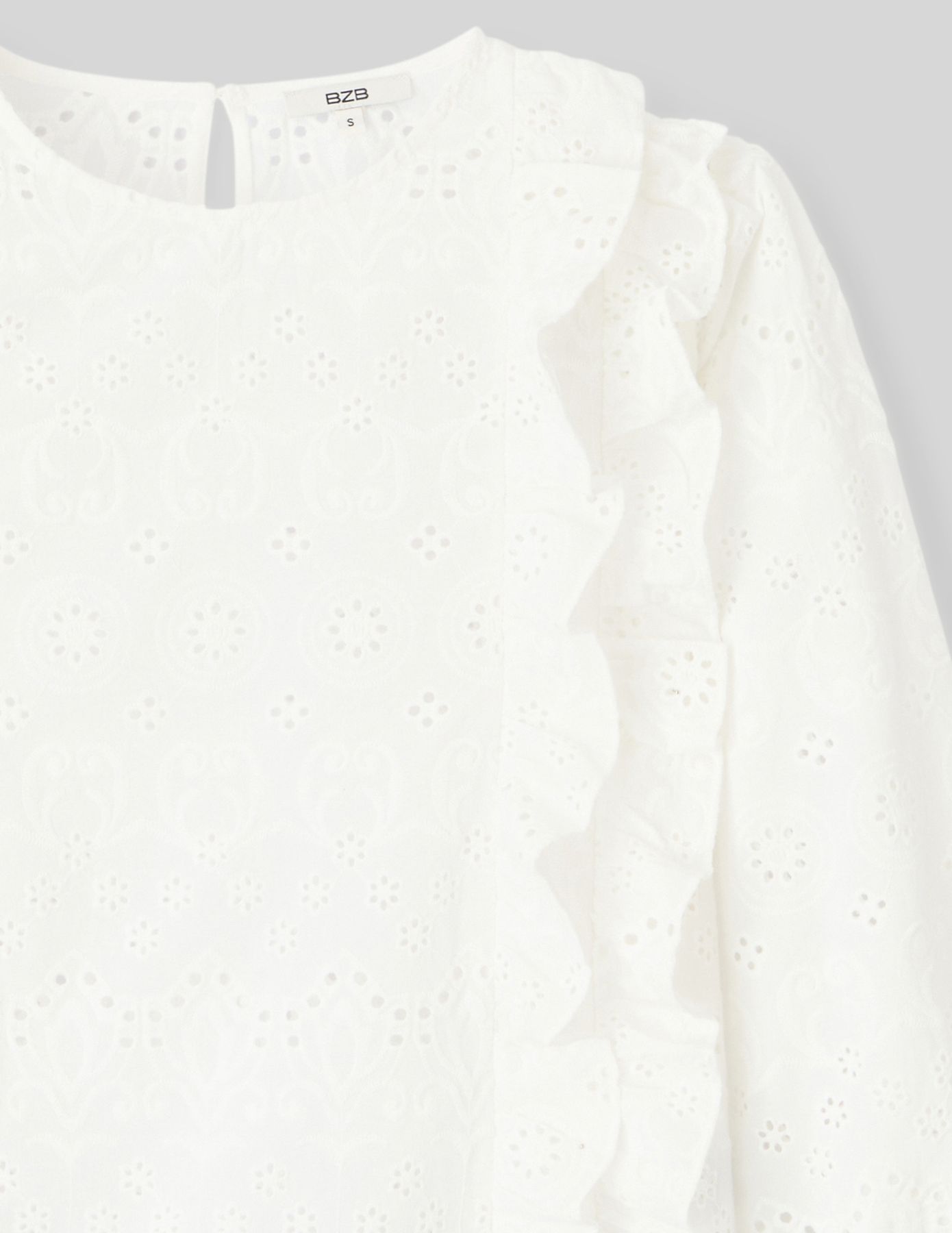 Blouse en broderie anglaise