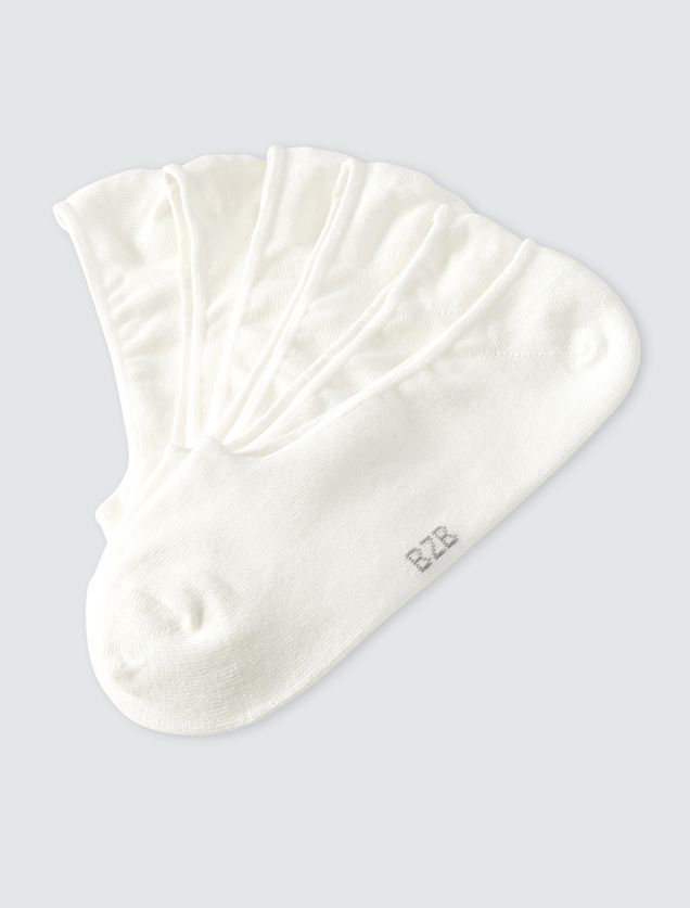 Lot de 3 paires de socquettes invisibles