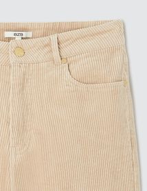 Pantalon velours mom