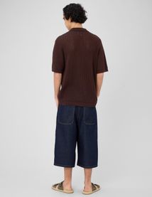 Chemise manches courtes tricot