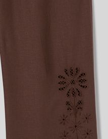 Pantalon brod&eacute;