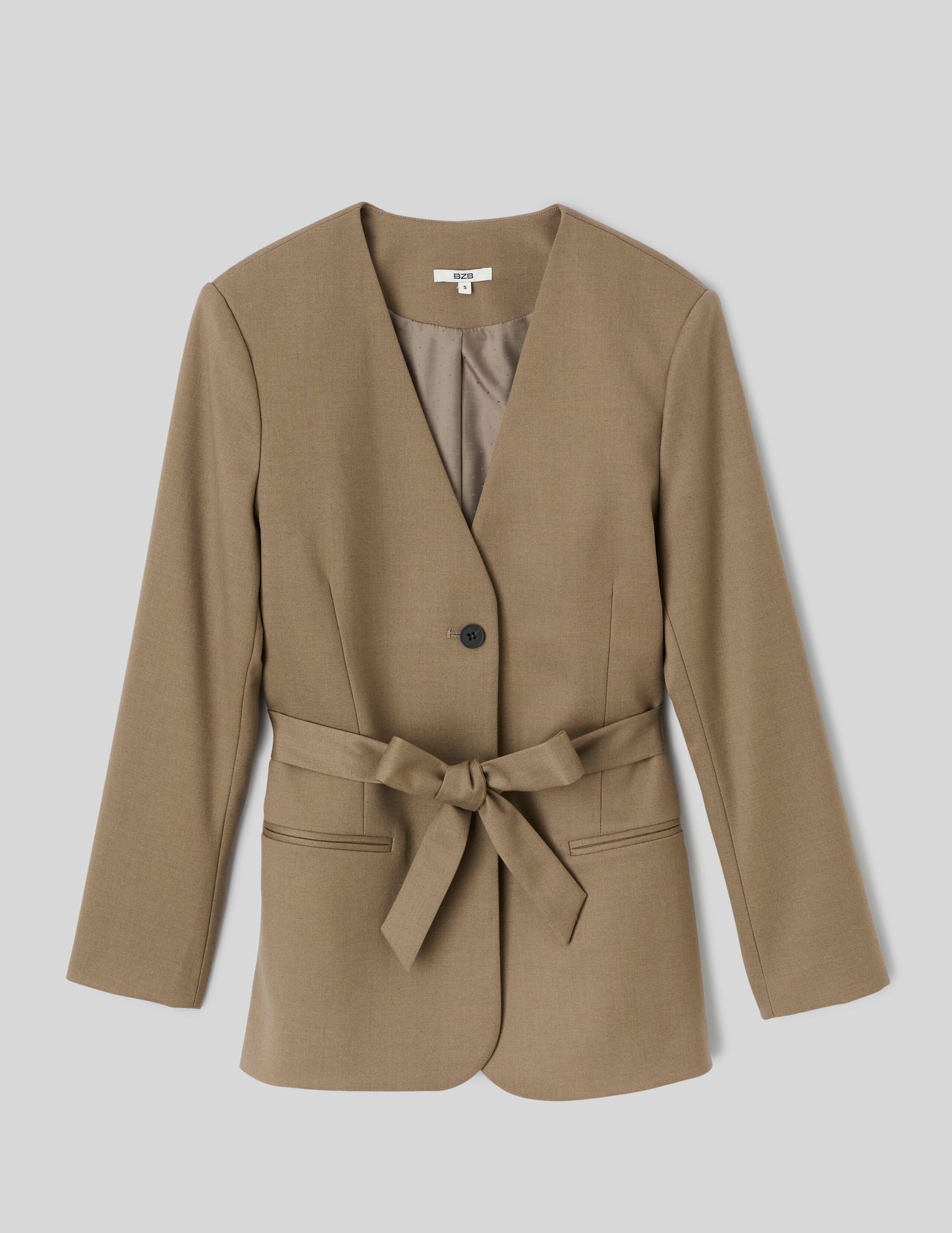 Blazer ceintur&eacute;