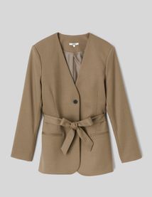 Blazer ceintur&eacute;