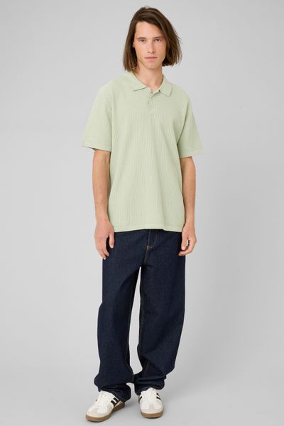 Polo maille c&ocirc;tel&eacute;e