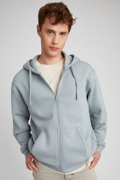 Sweat zippé à capuche