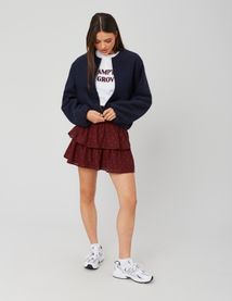 Jupe courte jacquard