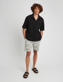 Chemise manches courtes unie