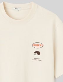 T-shirt imprimé poitrine