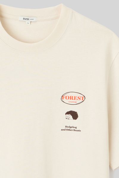 T-shirt imprimé poitrine