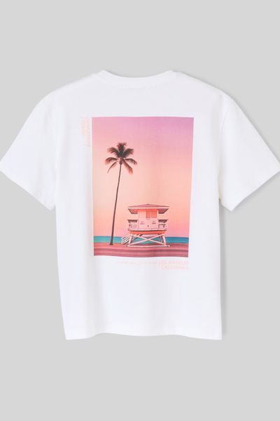 T-shirt imprim&eacute; g&eacute;ant Miami