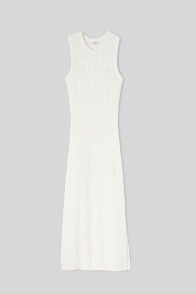 Robe longue en crochet