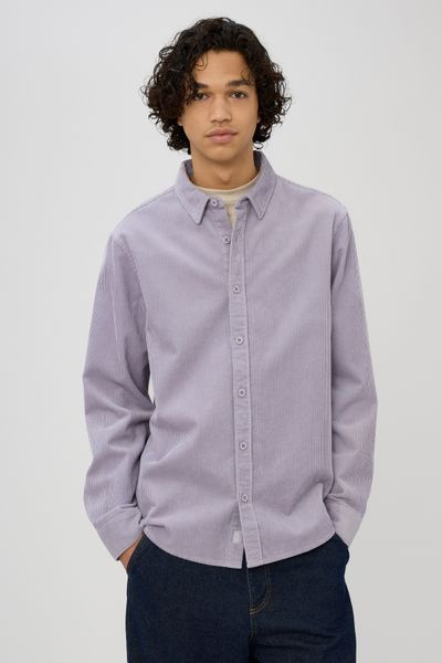 Chemise droite en velours