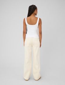 Jean straight ray&eacute;