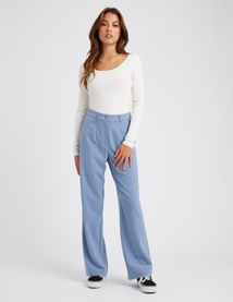 Pantalon tailleur polyester recyclé