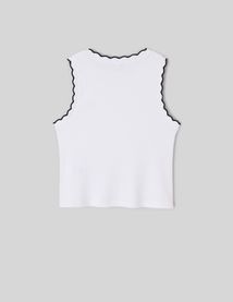 D&eacute;bardeur bord contrastant