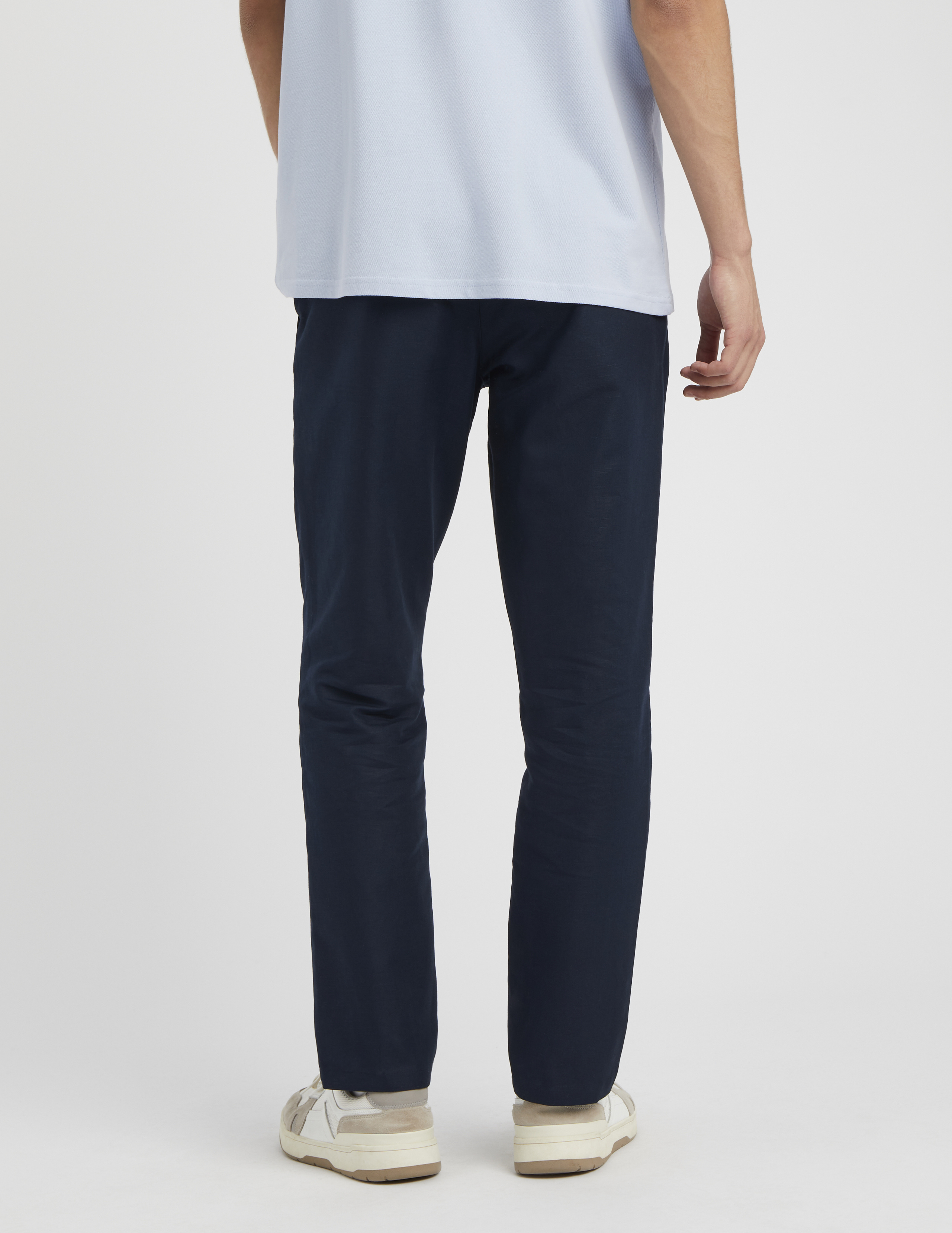 Pantalon De Ville Homme Gilles Mauren Moutarde - Taille 48 (T48) - Avec Pinces Et Revers - Occasion Très Bon état