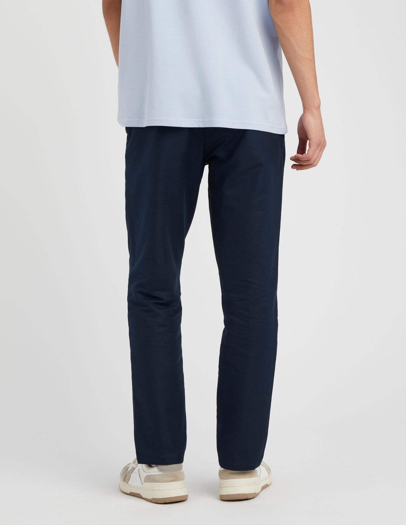 Pantalon de ville coton lin