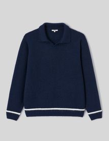 Pull col polo liseret