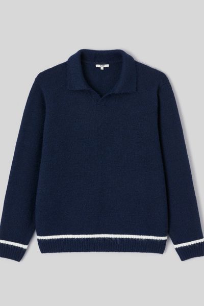 Pull col polo liseret