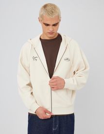 Sweat zippé imprimé