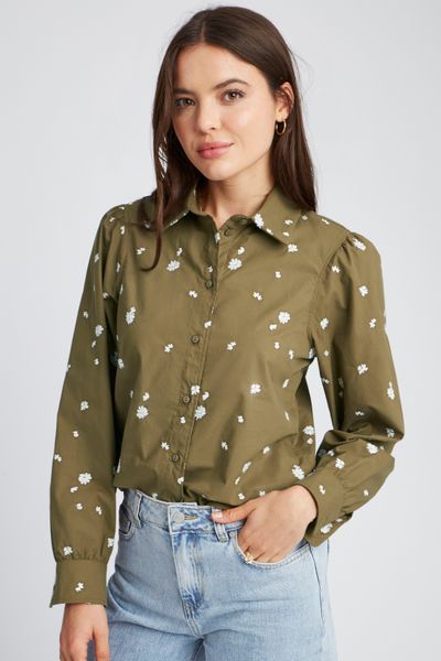 Chemise brodée