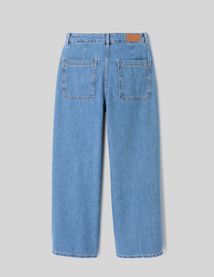 Jean wide leg cropped