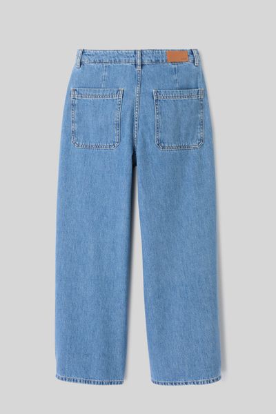 Jean wide leg cropped
