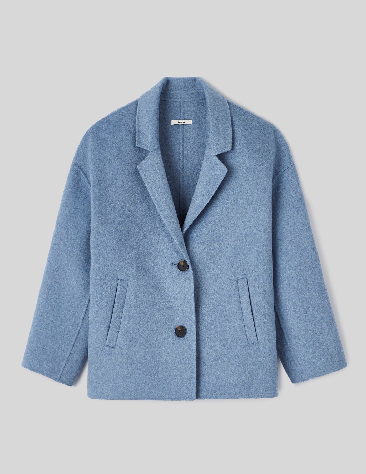 Manteau court en laine