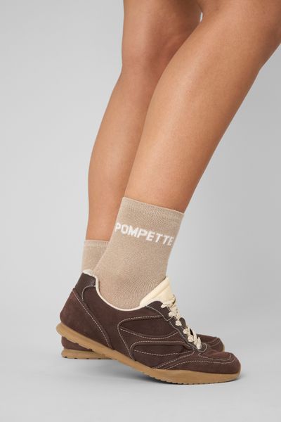 Paire de chaussettes unitaire lurex