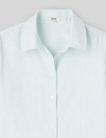Chemise courte ray&eacute;e