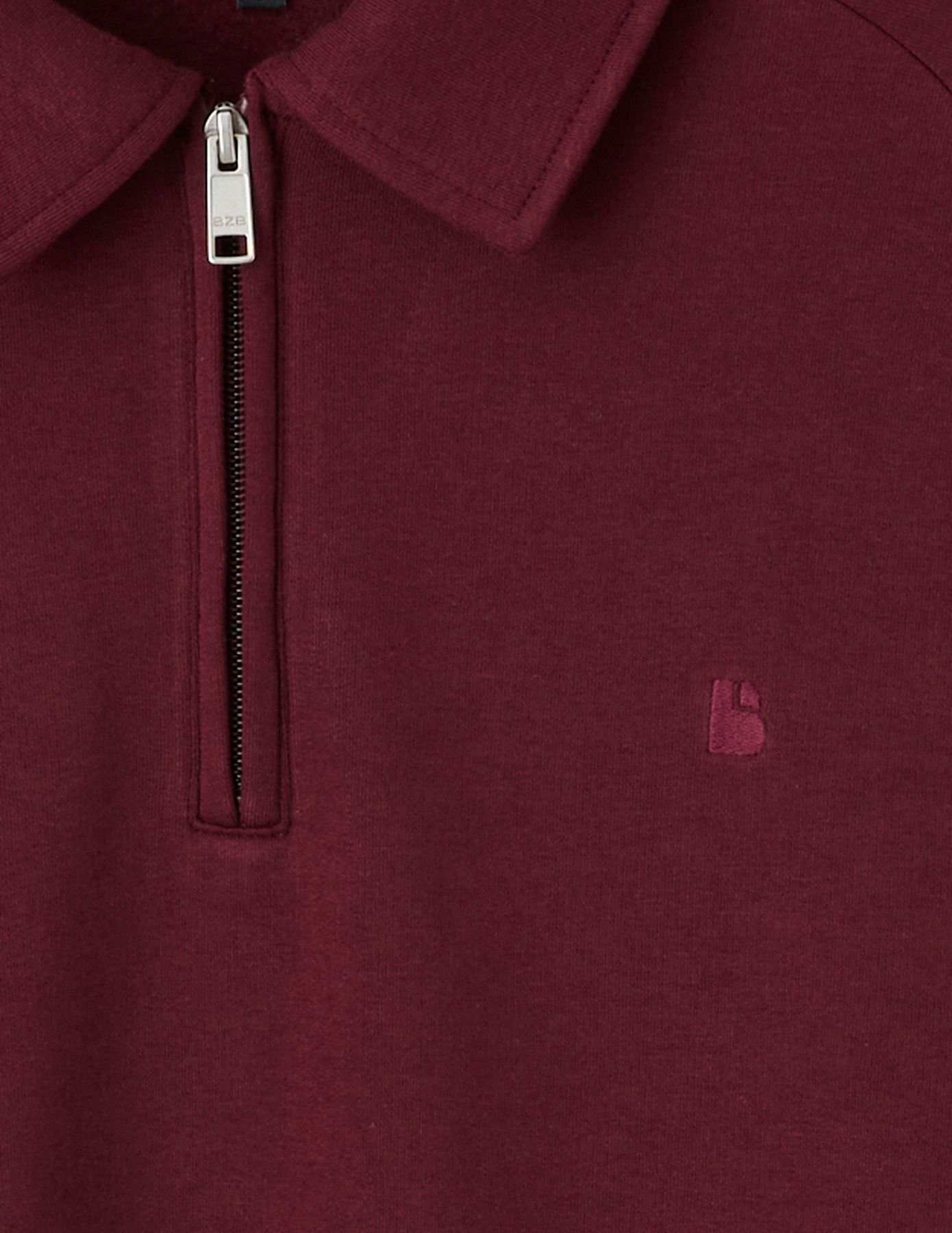 Sweat col polo zipp&eacute;